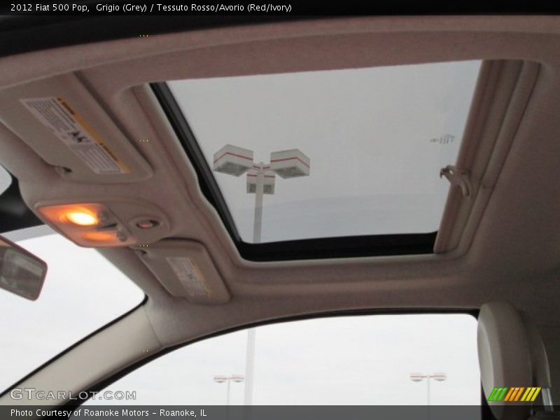 Sunroof of 2012 500 Pop