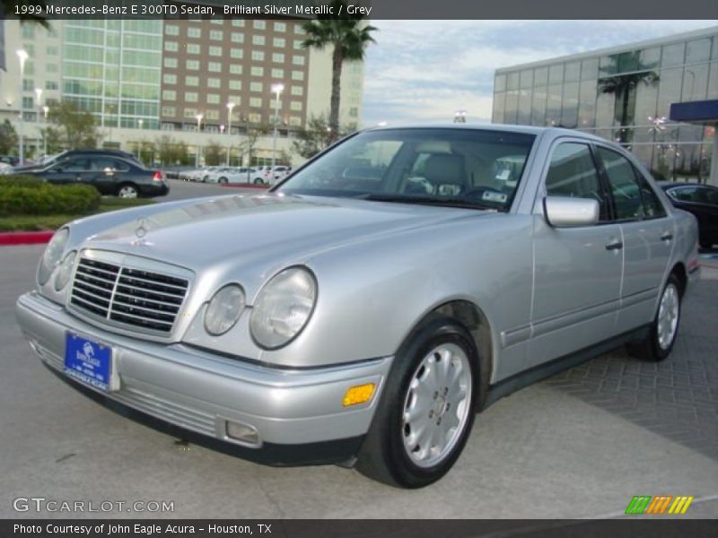 Brilliant Silver Metallic / Grey 1999 Mercedes-Benz E 300TD Sedan