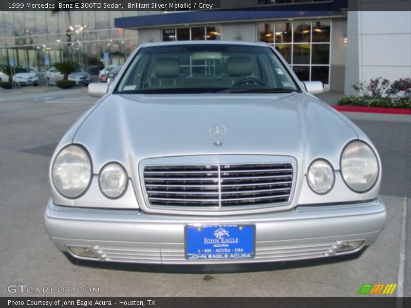 Brilliant Silver Metallic / Grey 1999 Mercedes-Benz E 300TD Sedan