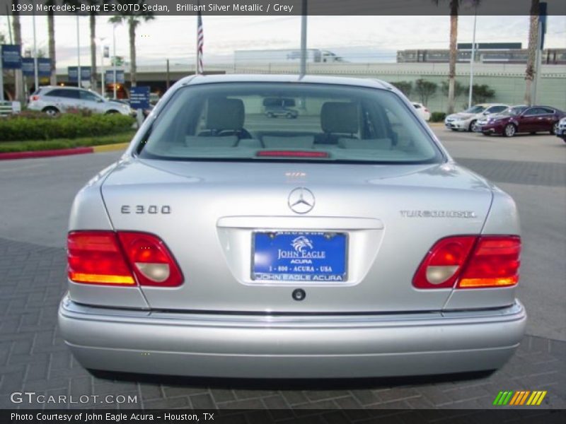 Brilliant Silver Metallic / Grey 1999 Mercedes-Benz E 300TD Sedan