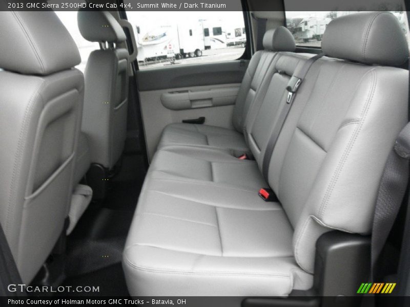 Rear Seat of 2013 Sierra 2500HD Crew Cab 4x4