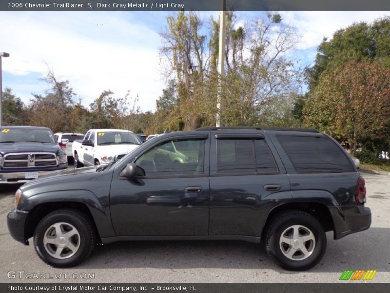 Dark Gray Metallic / Light Gray 2006 Chevrolet TrailBlazer LS