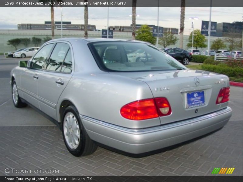 Brilliant Silver Metallic / Grey 1999 Mercedes-Benz E 300TD Sedan