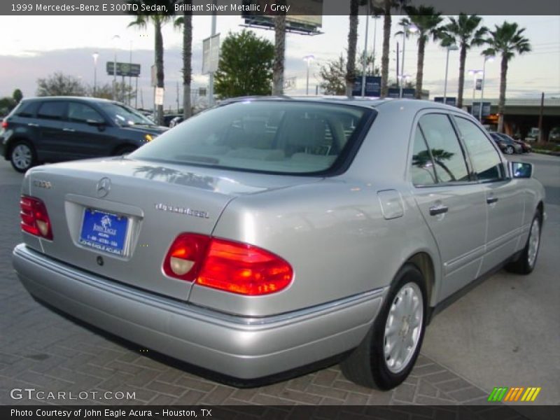 Brilliant Silver Metallic / Grey 1999 Mercedes-Benz E 300TD Sedan