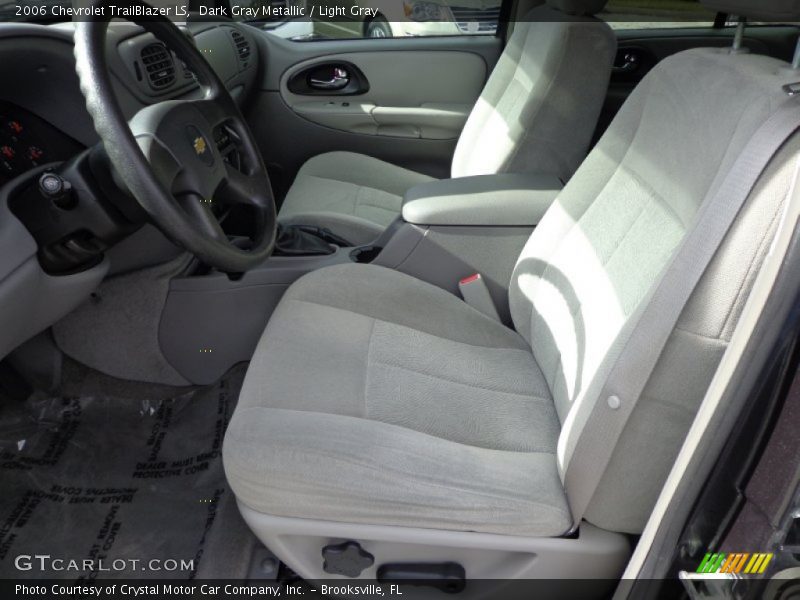Dark Gray Metallic / Light Gray 2006 Chevrolet TrailBlazer LS