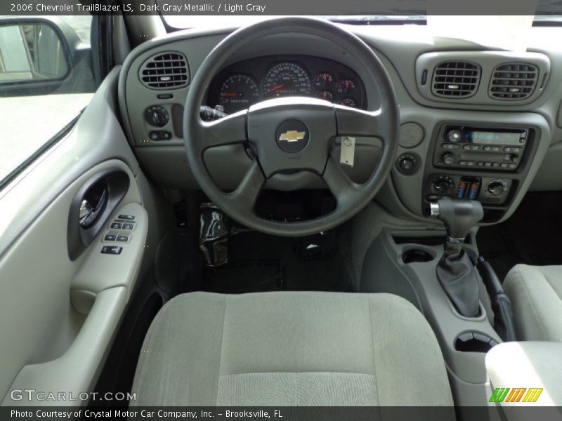 Dark Gray Metallic / Light Gray 2006 Chevrolet TrailBlazer LS