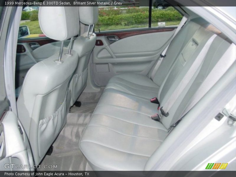 Rear Seat of 1999 E 300TD Sedan