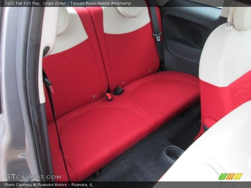 Rear Seat of 2012 500 Pop