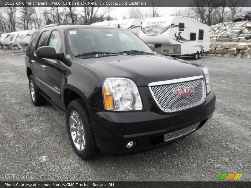 Carbon Black Metallic / Cocoa/Light Cashmere 2013 GMC Yukon Denali AWD