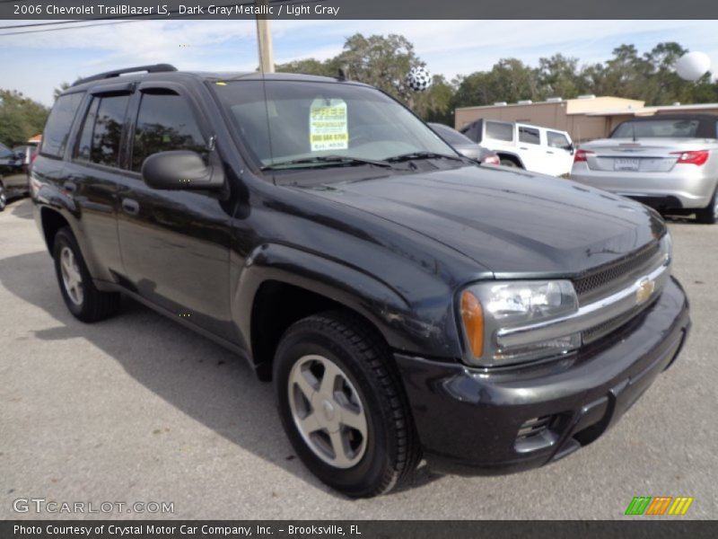Dark Gray Metallic / Light Gray 2006 Chevrolet TrailBlazer LS
