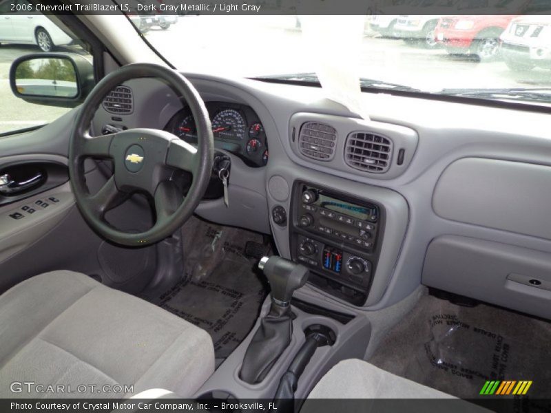Dark Gray Metallic / Light Gray 2006 Chevrolet TrailBlazer LS