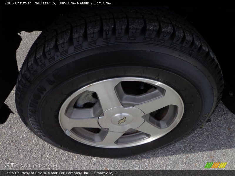 Dark Gray Metallic / Light Gray 2006 Chevrolet TrailBlazer LS
