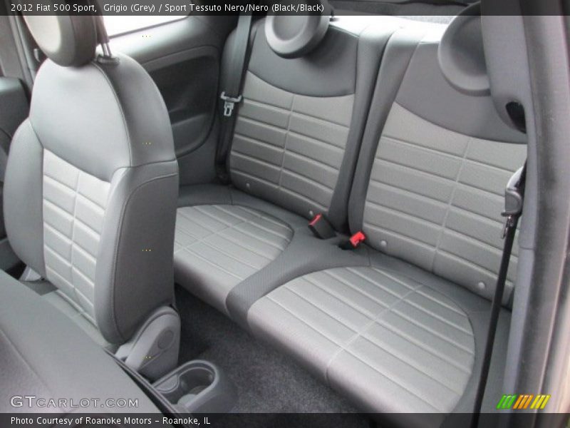 Grigio (Grey) / Sport Tessuto Nero/Nero (Black/Black) 2012 Fiat 500 Sport