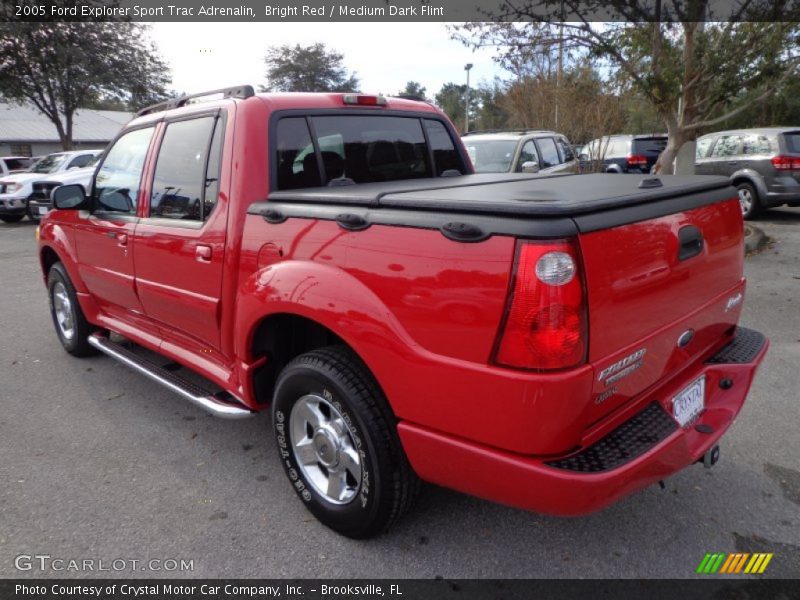 Bright Red / Medium Dark Flint 2005 Ford Explorer Sport Trac Adrenalin