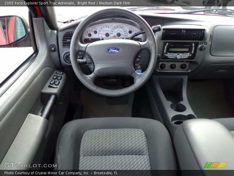 Bright Red / Medium Dark Flint 2005 Ford Explorer Sport Trac Adrenalin