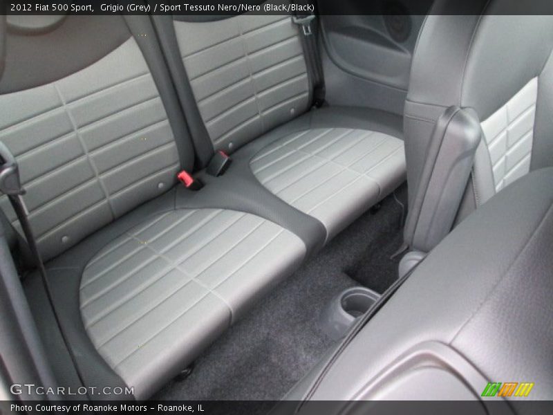 Grigio (Grey) / Sport Tessuto Nero/Nero (Black/Black) 2012 Fiat 500 Sport