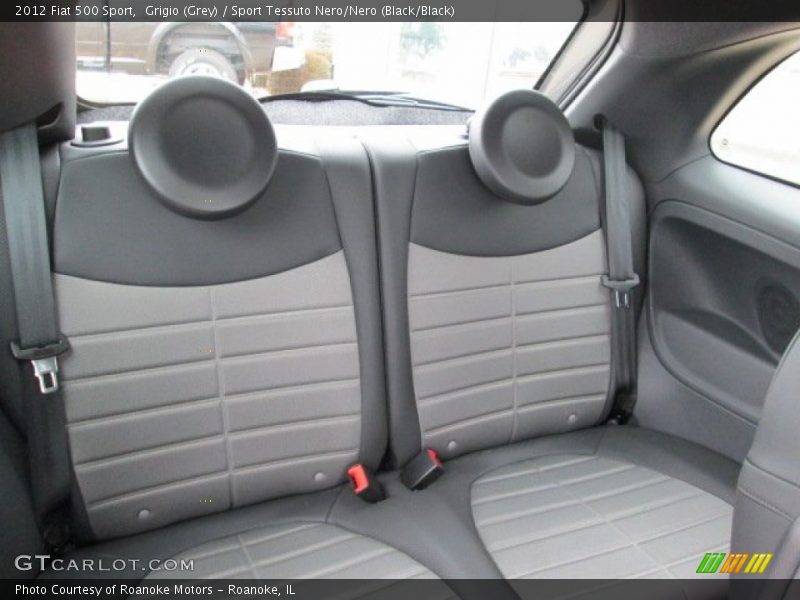 Grigio (Grey) / Sport Tessuto Nero/Nero (Black/Black) 2012 Fiat 500 Sport