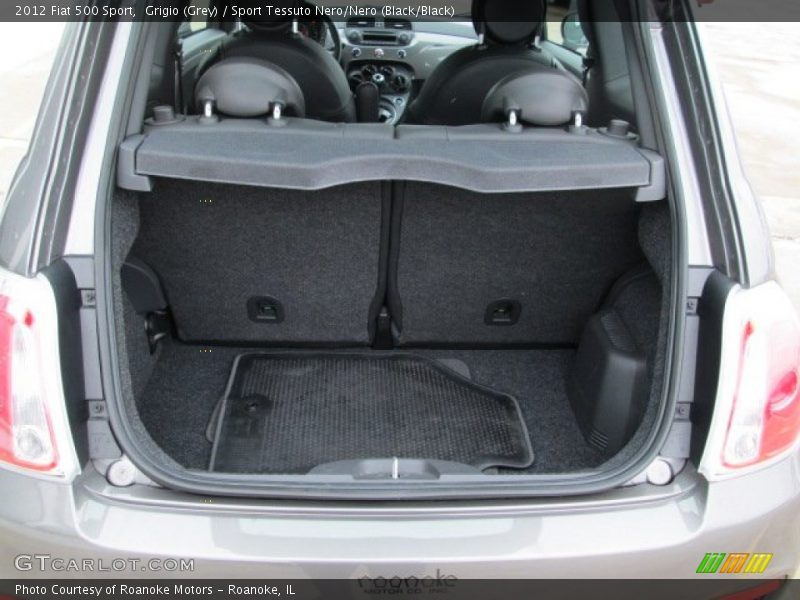 Grigio (Grey) / Sport Tessuto Nero/Nero (Black/Black) 2012 Fiat 500 Sport