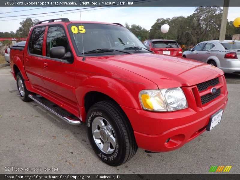 Bright Red / Medium Dark Flint 2005 Ford Explorer Sport Trac Adrenalin