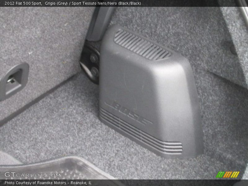 Grigio (Grey) / Sport Tessuto Nero/Nero (Black/Black) 2012 Fiat 500 Sport
