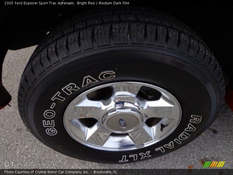 Bright Red / Medium Dark Flint 2005 Ford Explorer Sport Trac Adrenalin