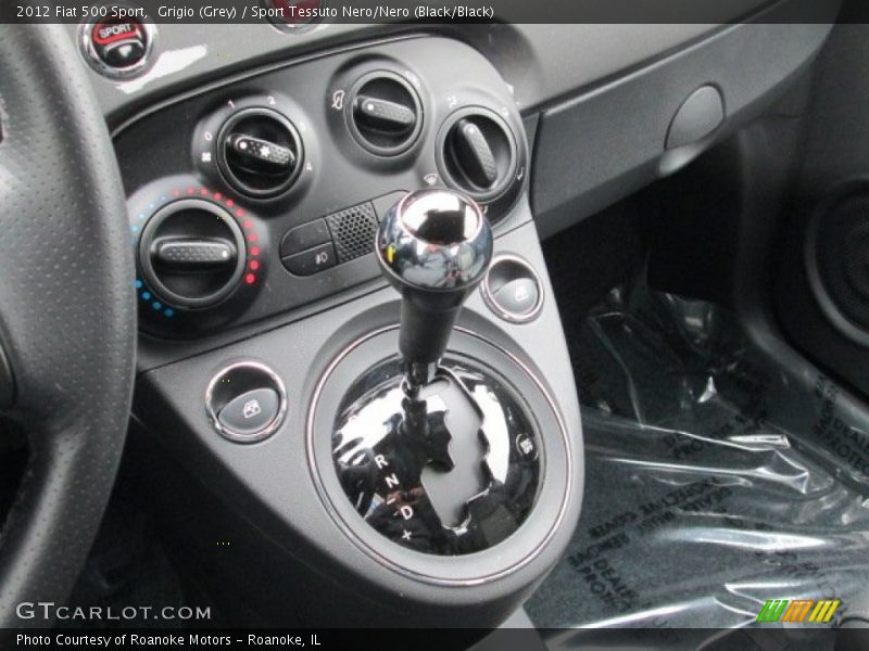 Grigio (Grey) / Sport Tessuto Nero/Nero (Black/Black) 2012 Fiat 500 Sport