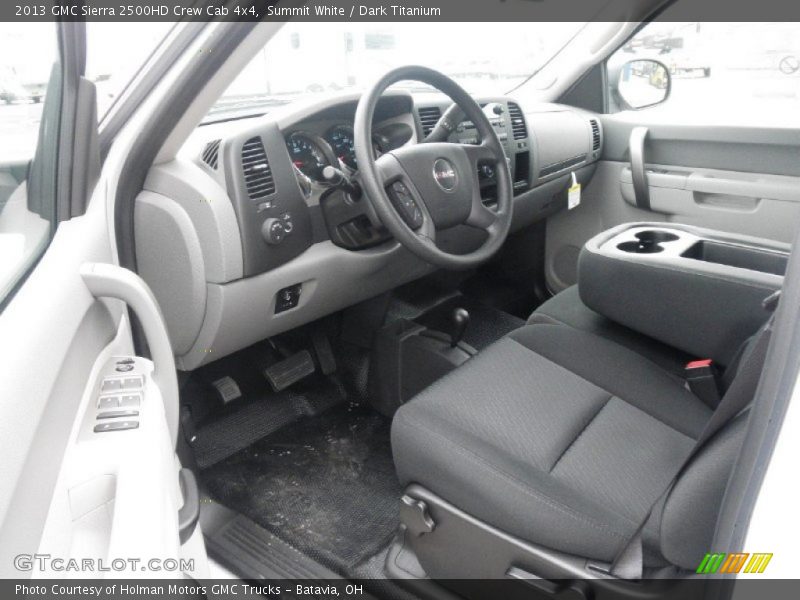 Summit White / Dark Titanium 2013 GMC Sierra 2500HD Crew Cab 4x4