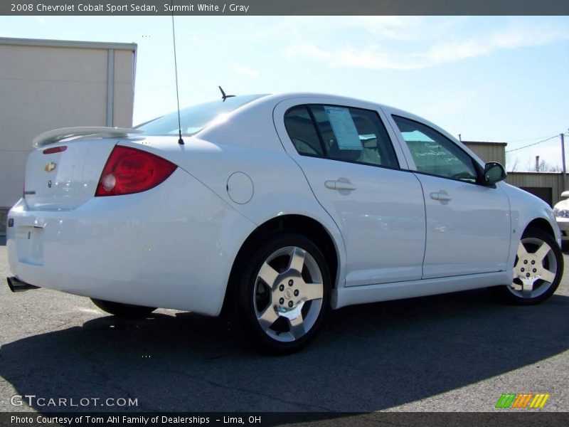 Summit White / Gray 2008 Chevrolet Cobalt Sport Sedan