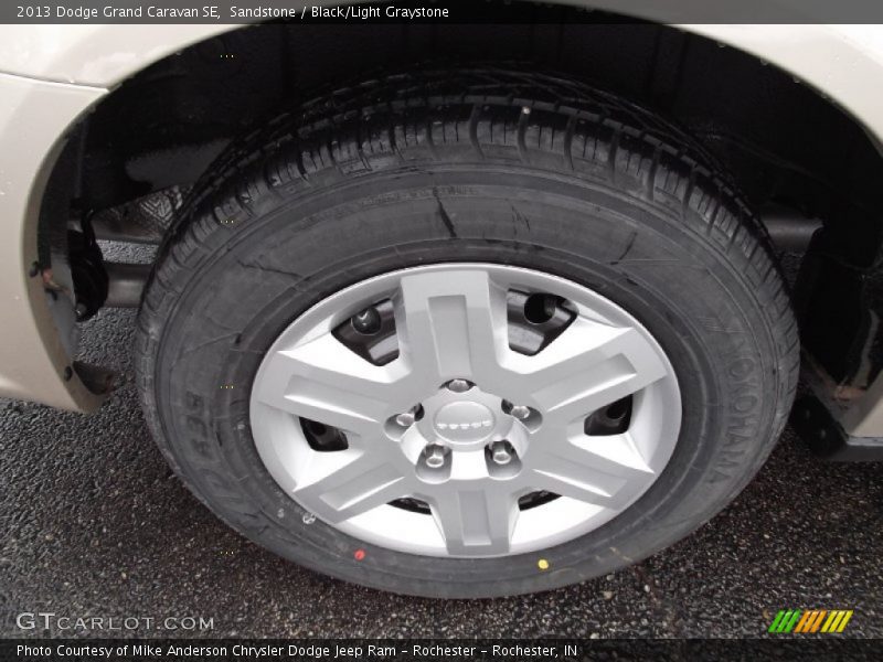Sandstone / Black/Light Graystone 2013 Dodge Grand Caravan SE