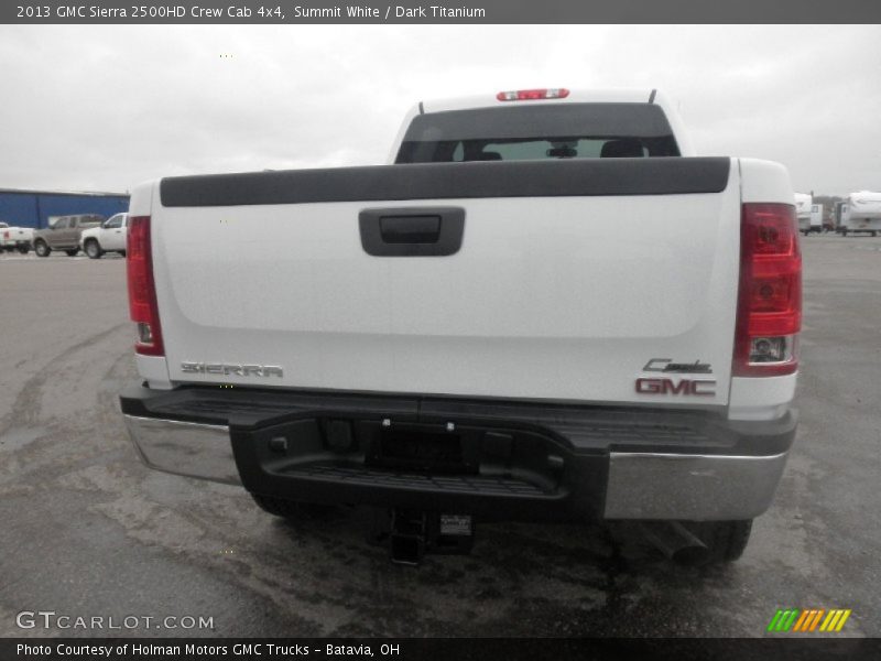 Summit White / Dark Titanium 2013 GMC Sierra 2500HD Crew Cab 4x4