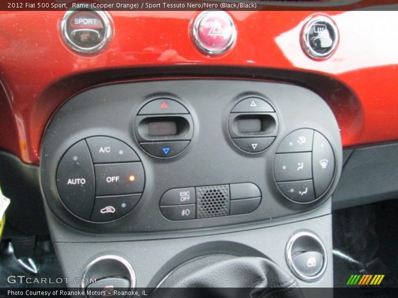 Controls of 2012 500 Sport