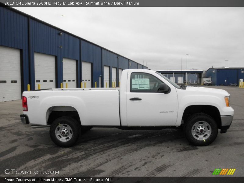  2013 Sierra 2500HD Regular Cab 4x4 Summit White