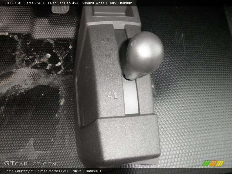 Summit White / Dark Titanium 2013 GMC Sierra 2500HD Regular Cab 4x4