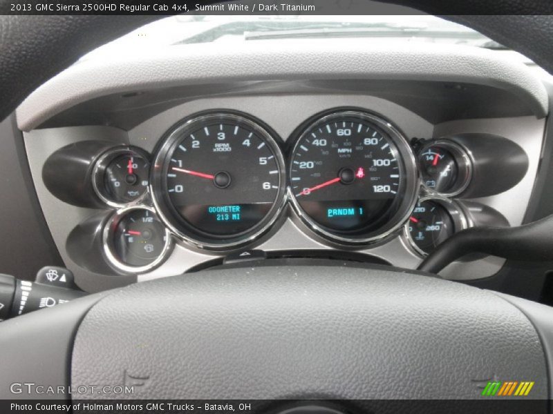  2013 Sierra 2500HD Regular Cab 4x4 Regular Cab 4x4 Gauges