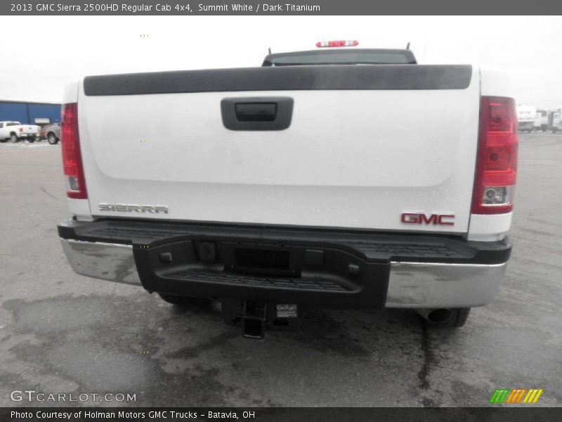 Summit White / Dark Titanium 2013 GMC Sierra 2500HD Regular Cab 4x4