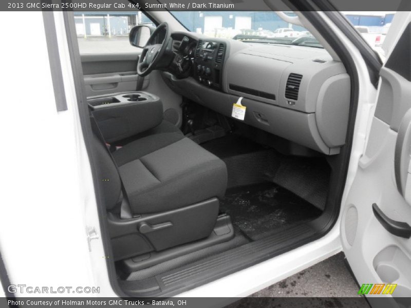Summit White / Dark Titanium 2013 GMC Sierra 2500HD Regular Cab 4x4