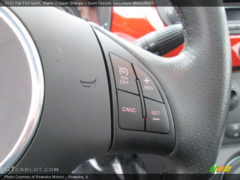 Controls of 2012 500 Sport