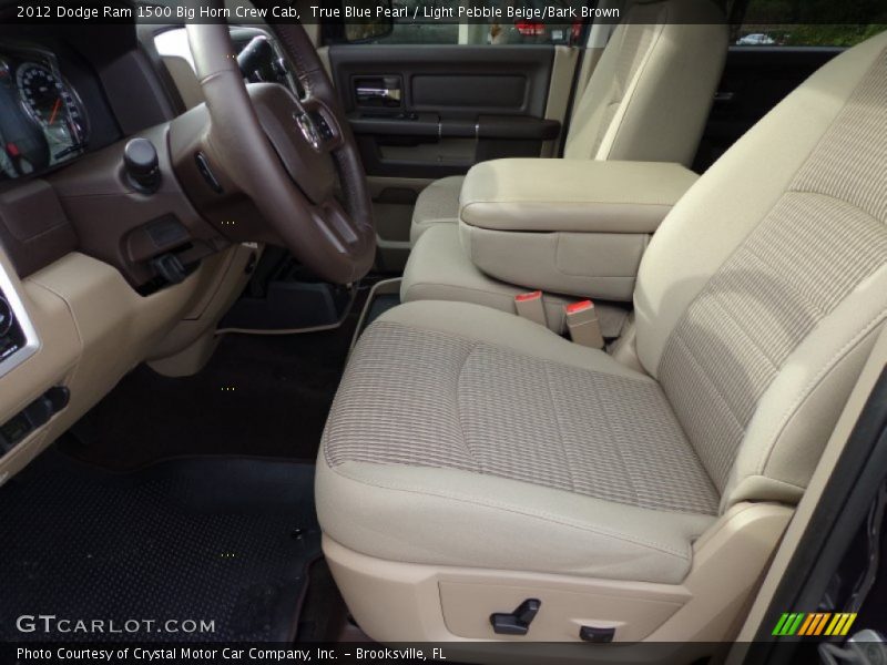 True Blue Pearl / Light Pebble Beige/Bark Brown 2012 Dodge Ram 1500 Big Horn Crew Cab