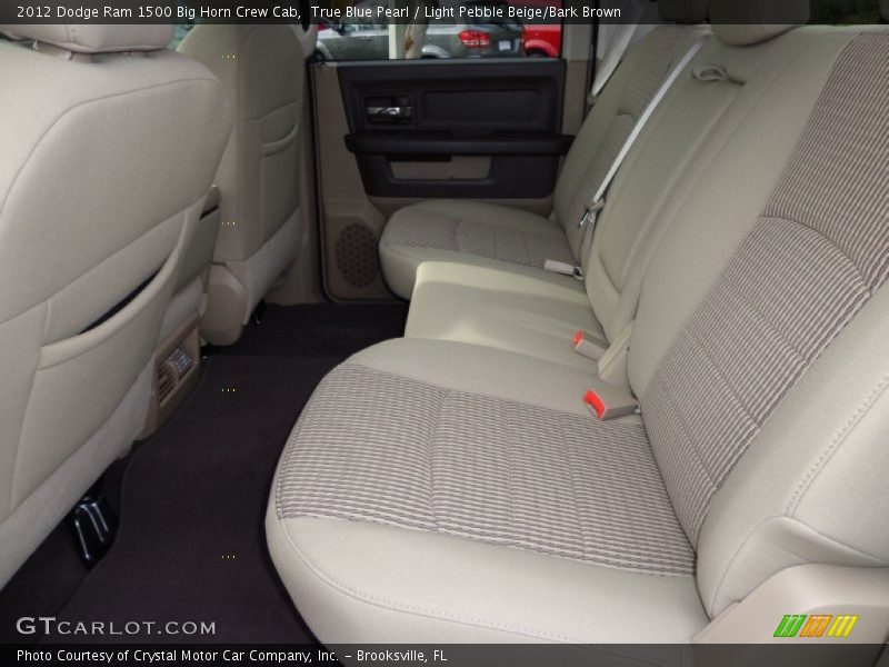 True Blue Pearl / Light Pebble Beige/Bark Brown 2012 Dodge Ram 1500 Big Horn Crew Cab