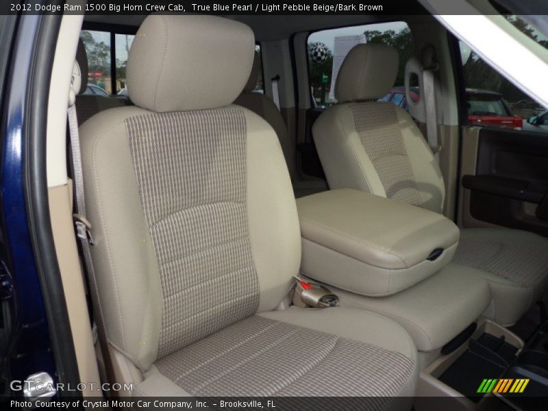 True Blue Pearl / Light Pebble Beige/Bark Brown 2012 Dodge Ram 1500 Big Horn Crew Cab