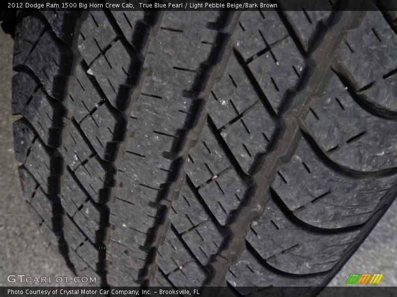 True Blue Pearl / Light Pebble Beige/Bark Brown 2012 Dodge Ram 1500 Big Horn Crew Cab