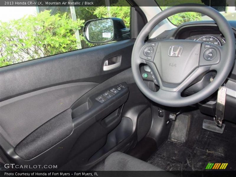 Mountain Air Metallic / Black 2013 Honda CR-V LX