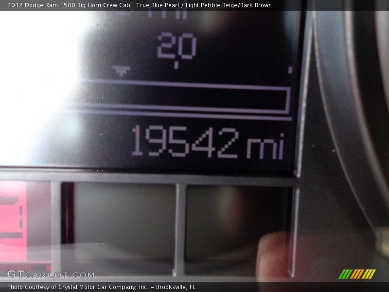 True Blue Pearl / Light Pebble Beige/Bark Brown 2012 Dodge Ram 1500 Big Horn Crew Cab