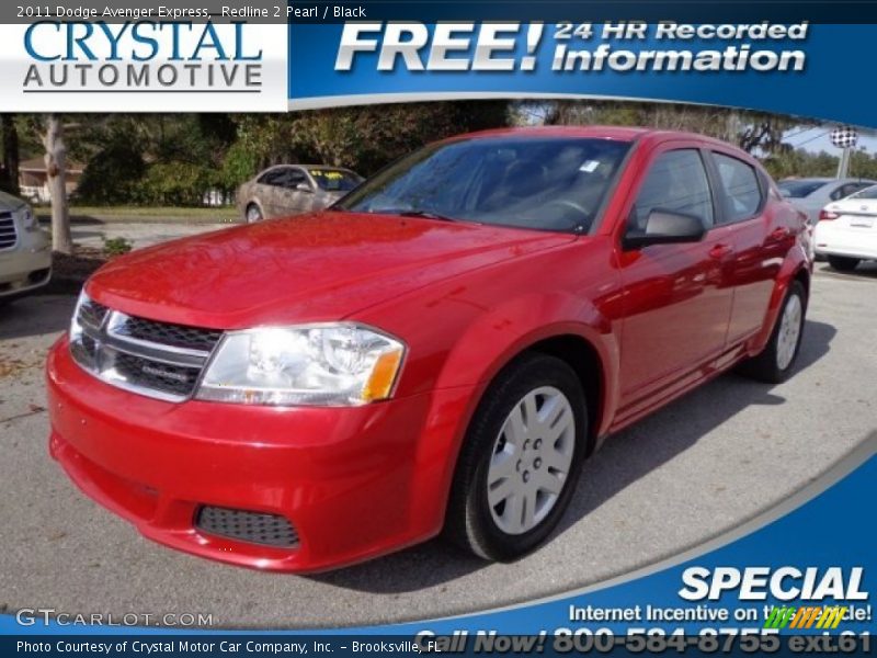 Redline 2 Pearl / Black 2011 Dodge Avenger Express