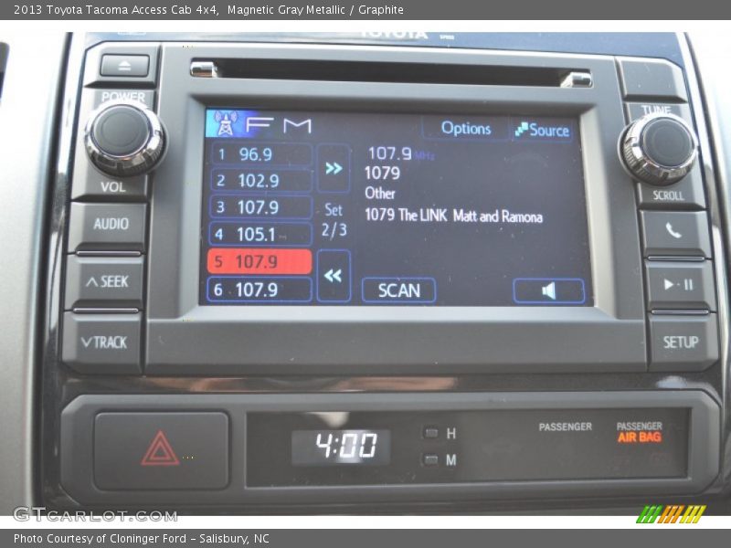 Magnetic Gray Metallic / Graphite 2013 Toyota Tacoma Access Cab 4x4