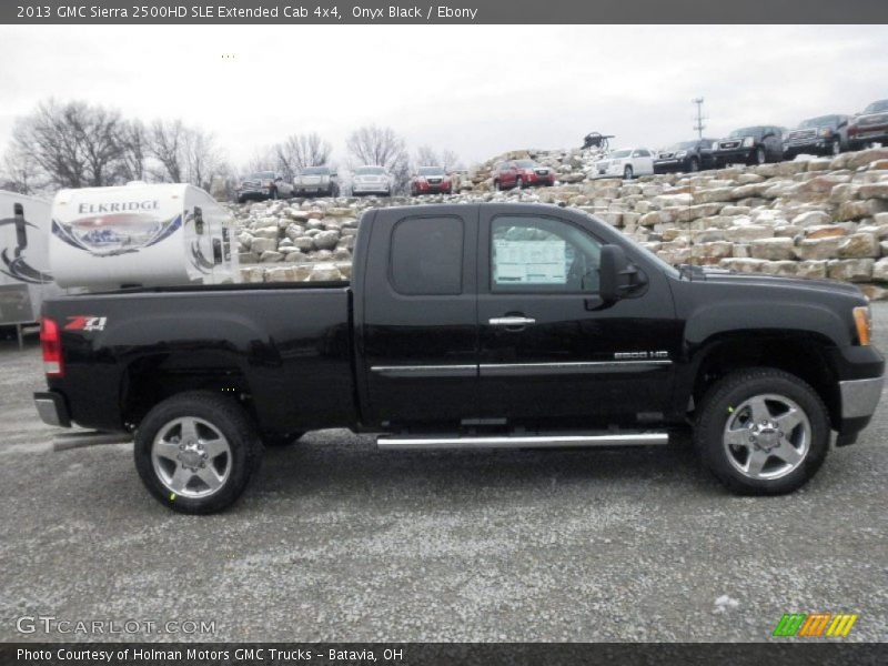 Onyx Black / Ebony 2013 GMC Sierra 2500HD SLE Extended Cab 4x4