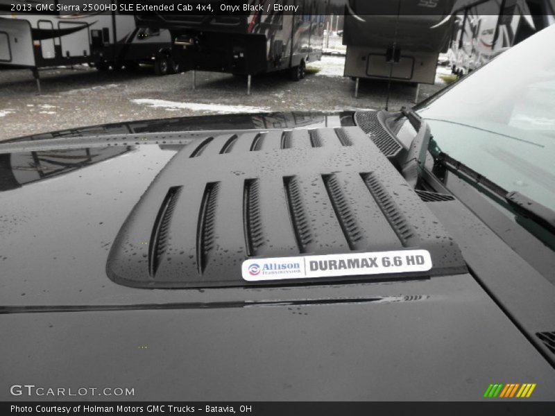 Onyx Black / Ebony 2013 GMC Sierra 2500HD SLE Extended Cab 4x4