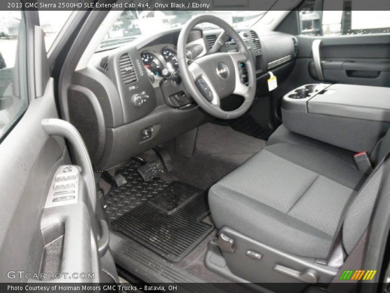 Onyx Black / Ebony 2013 GMC Sierra 2500HD SLE Extended Cab 4x4