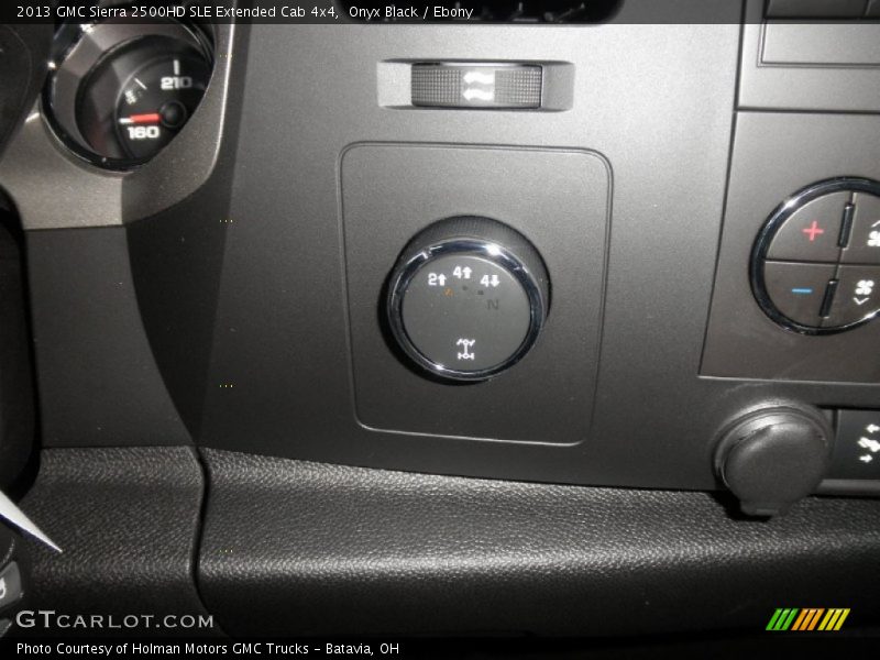 Onyx Black / Ebony 2013 GMC Sierra 2500HD SLE Extended Cab 4x4