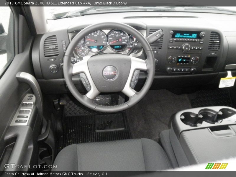 Onyx Black / Ebony 2013 GMC Sierra 2500HD SLE Extended Cab 4x4